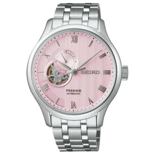 Relógio Seiko Presage Japanese Garden - SSA465J1 B3SX Rosa