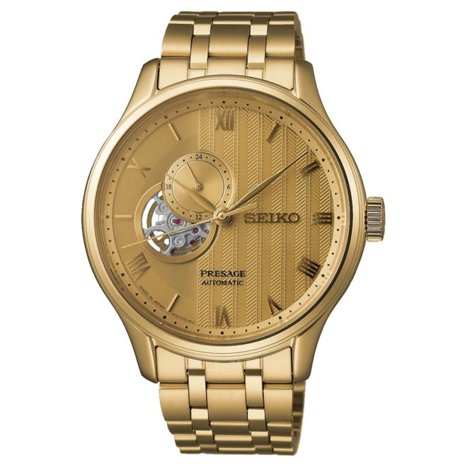 Relógio Seiko Presage Japanese Garden - SSA468J1 C3KX Dourado 1