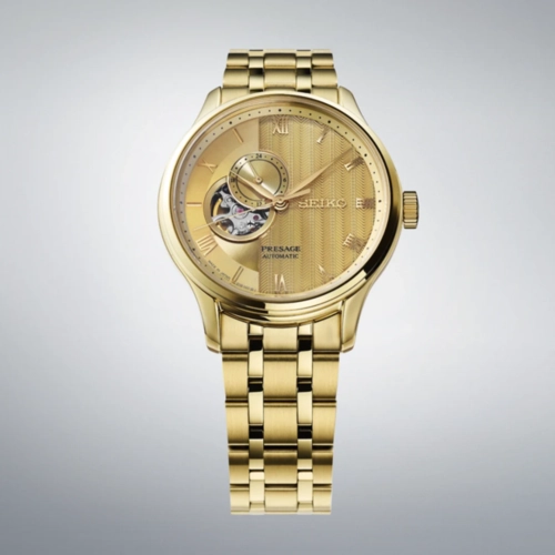 Relógio Seiko Presage Japanese Garden - SSA468J1 C3KX Dourado