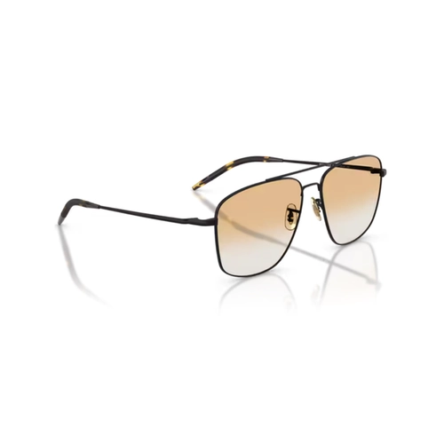 Óculos de Sol Oliver Peoples 0OV1380 5062 58 Metal Preto Fosco com lentes Demonstrativas Marrom Degradê