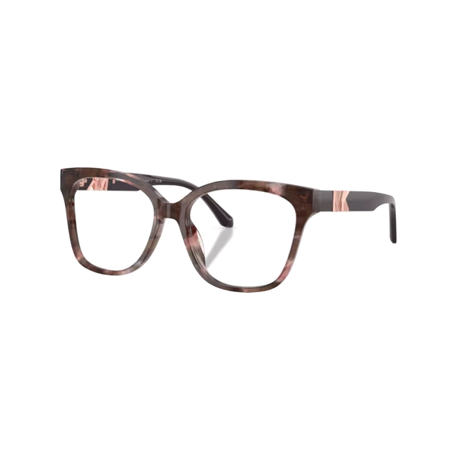 Óculos de Grau Michael Kors 0MK4203U 3175 55 Acetato Rosa e Marrom Mesclado 1