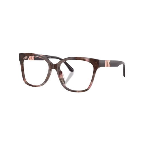 Óculos de Grau Michael Kors 0MK4203U 3175 55 Acetato Rosa e Marrom Mesclado