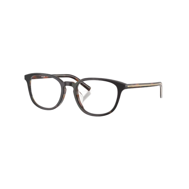 Óculos de Grau Prada 0PR D14VD 20P1O152 Acetato Cereja e Marrom Mesclado 1