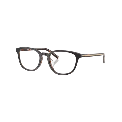 Óculos de Grau Prada 0PR D14VD 20P1O152 Acetato Cereja e Marrom Mesclado
