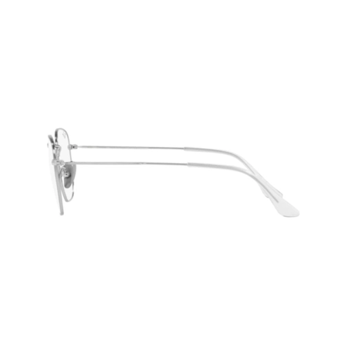 Óculos de Grau Ray-Ban Hexagonal 0RX8148V 1224 54 Titânio Prata