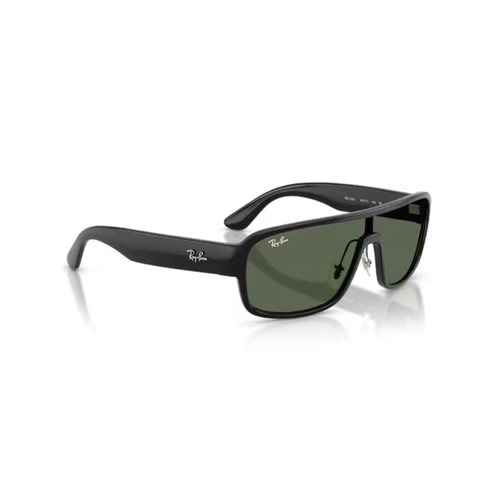 Óculos de Sol Ray-Ban 0RB2233 901/7129 Propionato Preto Polido com lentes na cor Verde Escuro