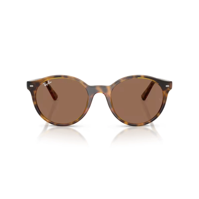 Óculos de Sol Ray-Ban 0RB4481L 710/7352 Propionato Marrom Mesclado Polido com lentes na cor Marrom Escuro 2