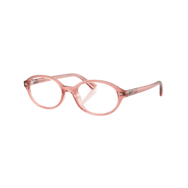 Óculos de Grau Ray-Ban 0RX7273L 8535 52 Propionato Rosa Transparente Polido 1