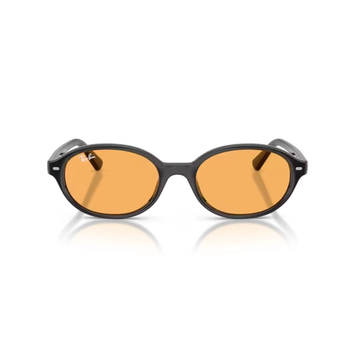 Óculos de Sol Ray-Ban 0RB4482L 66778552 Acetato Preto com lentes na cor Amarelo