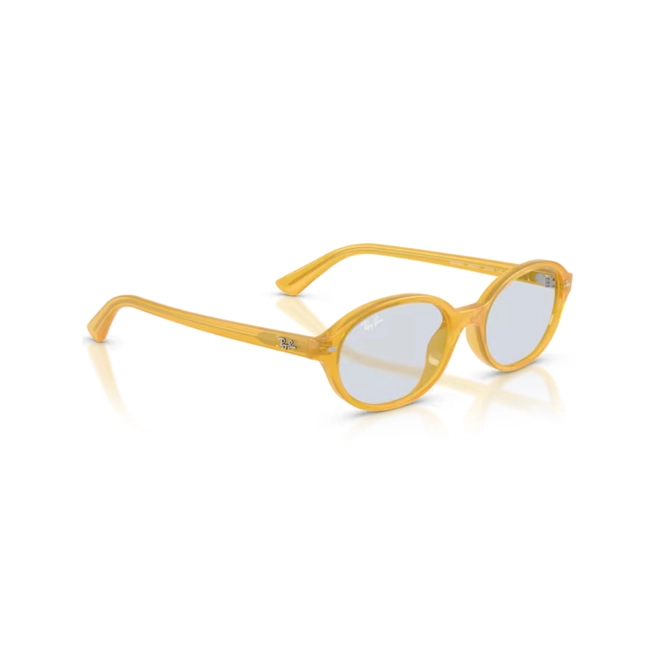Óculos de Sol Ray-Ban 0RB4482L 68947252 Acetato Amarelo com lentes na cor Azul 3