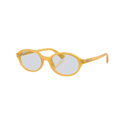 Óculos de Sol Ray-Ban 0RB4482L 68947252 Acetato Amarelo com lentes na cor Azul
