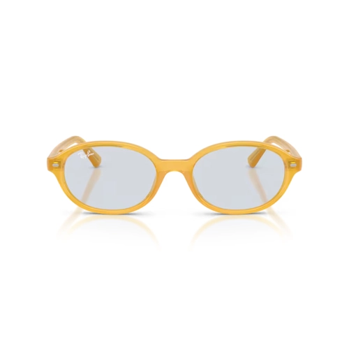 Óculos de Sol Ray-Ban 0RB4482L 68947252 Acetato Amarelo com lentes na cor Azul