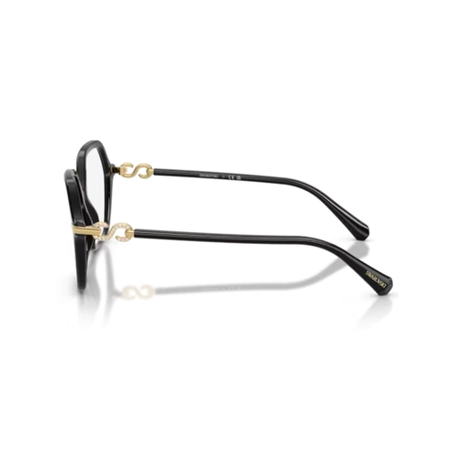 Óculos de Grau Swarovski 0SK2075 1001 56 Acetato Preto