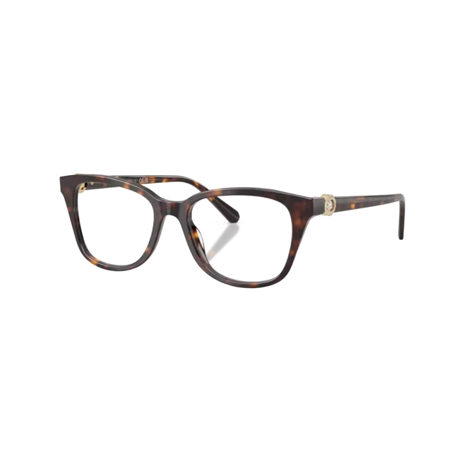 Óculos de Grau Swarovski 0SK2073 1002 52 Acetato Marrom Mesclado 1