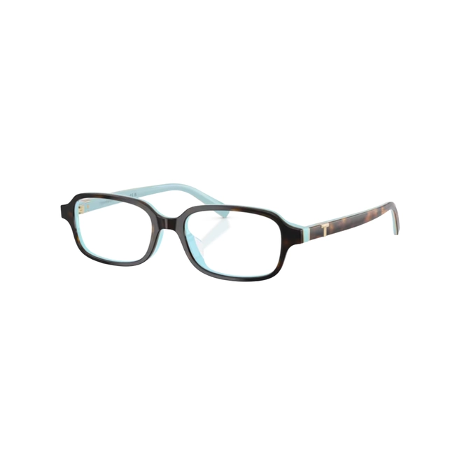 Óculos de Grau Tiffany 0TF2307D 8134 52 Acetato Marrom Mesclado e Azul 1