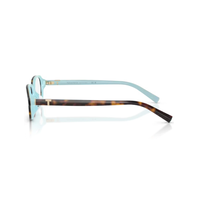 Óculos de Grau Tiffany 0TF2307D 8134 52 Acetato Marrom Mesclado e Azul 3