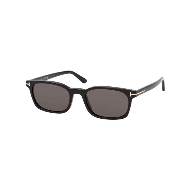 Óculos de Sol Tom Ford FT1300_5301A Acetato Preto com lentes na cor Cinza 1