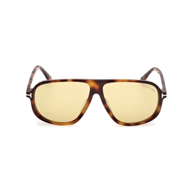 Óculos de Sol Tom Ford FT1208_6153E Acetato Marrom Mesclado com lentes na cor Marrom 2