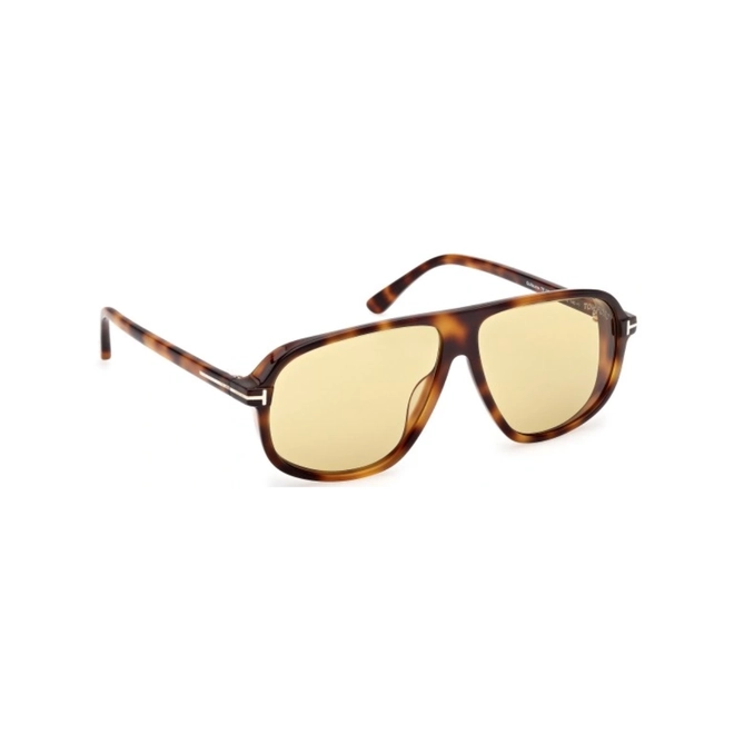 Óculos de Sol Tom Ford FT1208_6153E Acetato Marrom Mesclado com lentes na cor Marrom 3