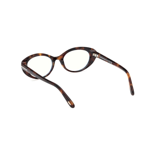 Óculos de Grau Tom Ford FT6092-B_50052 Acetato Marrom Mesclado 5