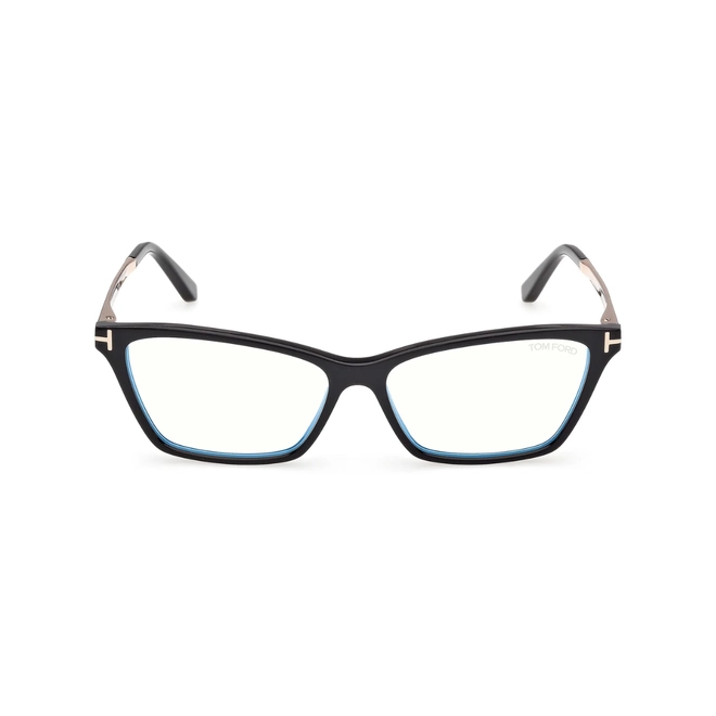 Óculos de Grau Tom Ford FT6135-B_56001 Acetato Preto 2