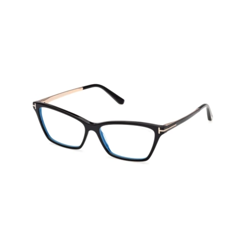 Óculos de Grau Tom Ford FT6135-B_56001 Acetato Preto