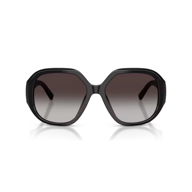 Óculos de Sol Tory Burch 0TY7237U 17098G56 Acetato Preto com lentes na cor Cinza Degradê 2