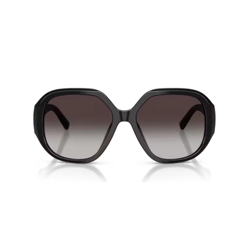 Óculos de Sol Tory Burch 0TY7237U 17098G56 Acetato Preto com lentes na cor Cinza Degradê