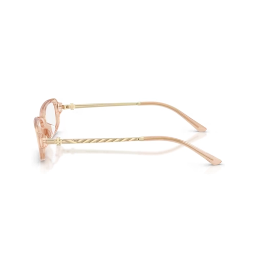 Óculos de Grau Tory Burch 0TY2176D 1954 54 Acetato Marrom Claro Transparente