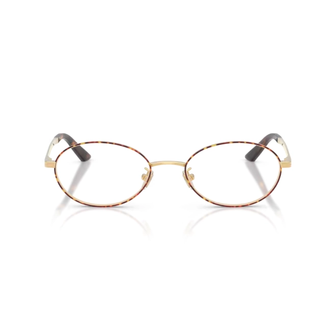 Óculos de Grau Versace 0VE1325D 1525 53 Metal Dourado e Marrom Mesclado 2