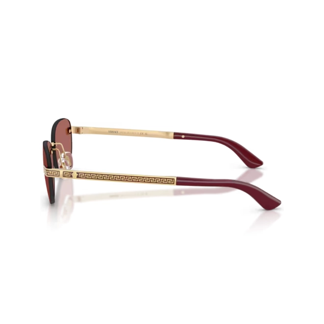 Óculos de Sol Versace 0VE2307 15236956 Metal Dourado com lentes na cor Violeta 3
