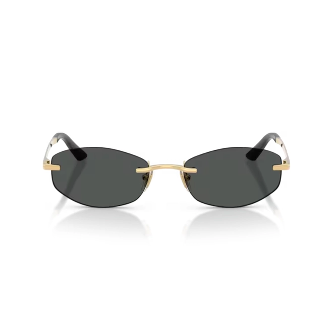 Óculos de Sol Versace 0VE2308D 15238754 Metal Dourado com lentes na cor Cinza Escuro 2
