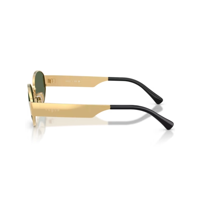 Óculos de Sol Vogue 0VO4362S 280/7154 Metal Dourado com lentes na cor Verde Escuro 4