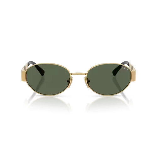 Óculos de Sol Vogue 0VO4362S 280/7154 Metal Dourado com lentes na cor Verde Escuro