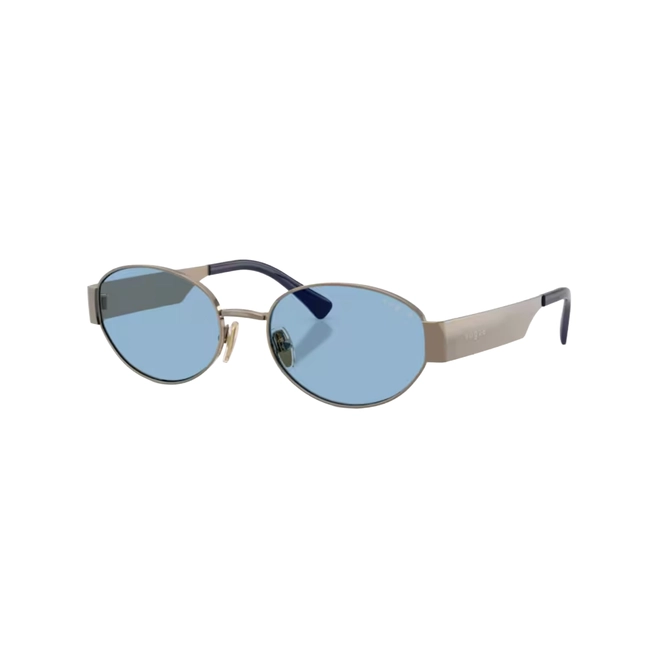 Óculos de Sol Vogue 0VO4362S 51387254 Metal Dourado com lentes na cor Azul 1