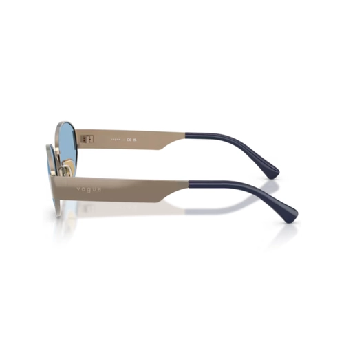 Óculos de Sol Vogue 0VO4362S 51387254 Metal Dourado com lentes na cor Azul