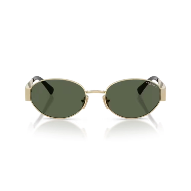 Óculos de Sol Vogue 0VO4362S 848/9A54 Metal Dourado com lentes na cor Verde Escuro 2