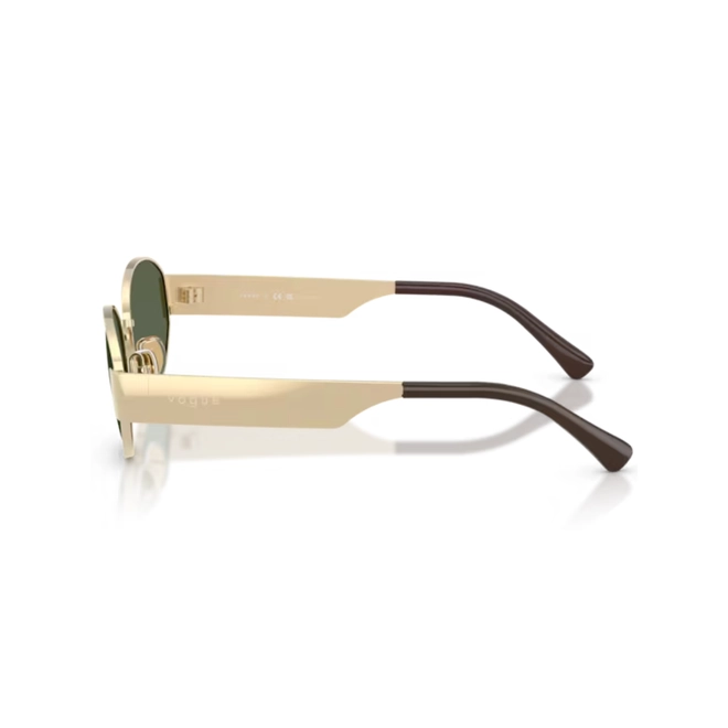 Óculos de Sol Vogue 0VO4362S 848/9A54 Metal Dourado com lentes na cor Verde Escuro 4