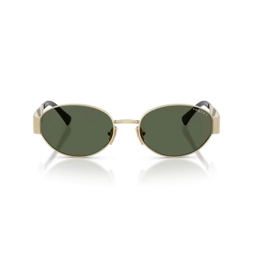 Óculos de Sol Vogue 0VO4362S 848/9A54 Metal Dourado com lentes na cor Verde Escuro