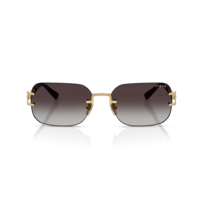 Óculos de Sol Vogue 0VO4367SB 280/8G58 Metal Dourado com lentes na cor Cinza Degradê 2