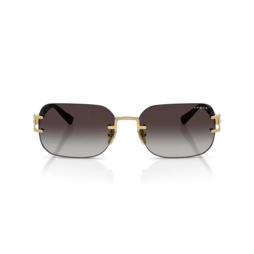 Óculos de Sol Vogue 0VO4367SB 280/8G58 Metal Dourado com lentes na cor Cinza Degradê