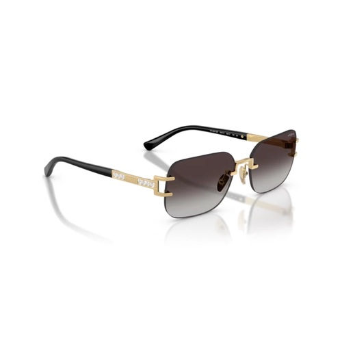 Óculos de Sol Vogue 0VO4367SB 280/8G58 Metal Dourado com lentes na cor Cinza Degradê