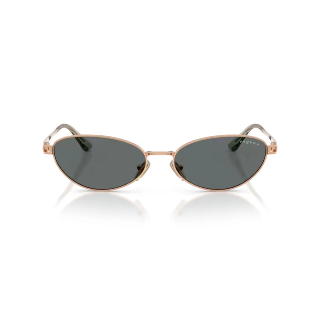 Óculos de Sol Vogue 0VO4369S 51528156 Metal Rose com lentes na cor Cinza Escuro Polarizado 2