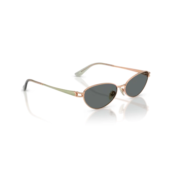 Óculos de Sol Vogue 0VO4369S 51528156 Metal Rose com lentes na cor Cinza Escuro Polarizado 3