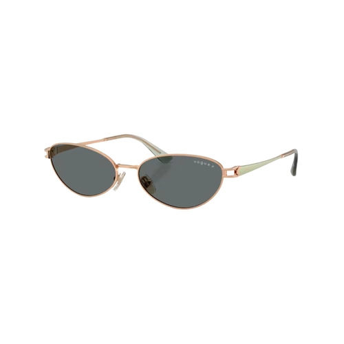 Óculos de Sol Vogue 0VO4369S 51528156 Metal Rose com lentes na cor Cinza Escuro Polarizado