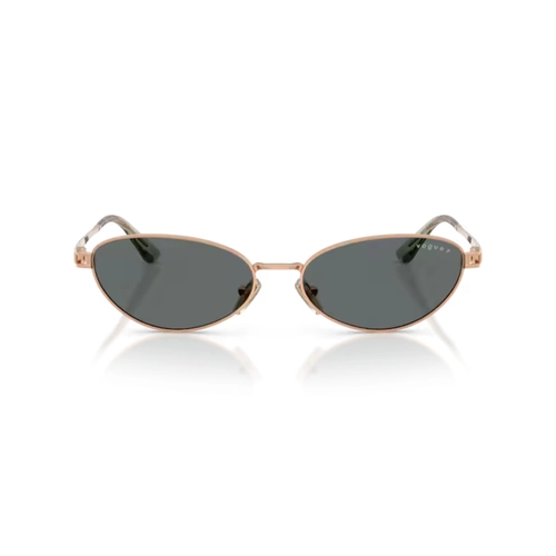 Óculos de Sol Vogue 0VO4369S 51528156 Metal Rose com lentes na cor Cinza Escuro Polarizado
