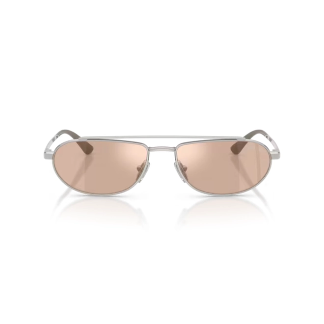 Óculos de Sol Vogue 0VO4371S 323/5 56 Metal Cinza com lentes na cor Rosa Espelhado 2