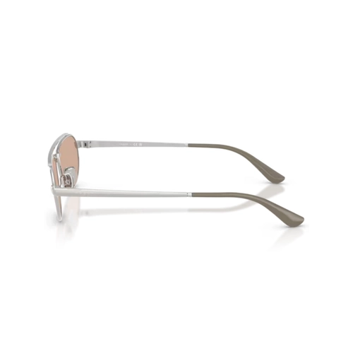 Óculos de Sol Vogue 0VO4371S 323/5 56 Metal Cinza com lentes na cor Rosa Espelhado