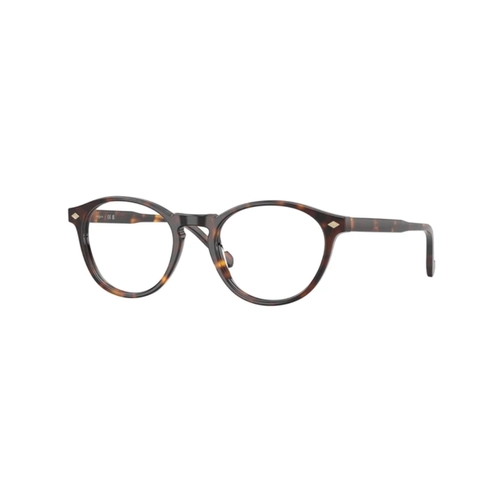 Óculos de Grau Vogue 0VO5751S W6561W49 Acetato Marrom Mesclado com Clip-On na cor Verde Escuro