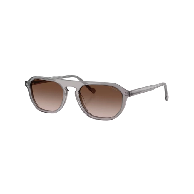 Óculos de Sol Vogue 0VO5752S 28201354 Acetato Cinza Transparente com lentes na cor Marrom Degradê 1